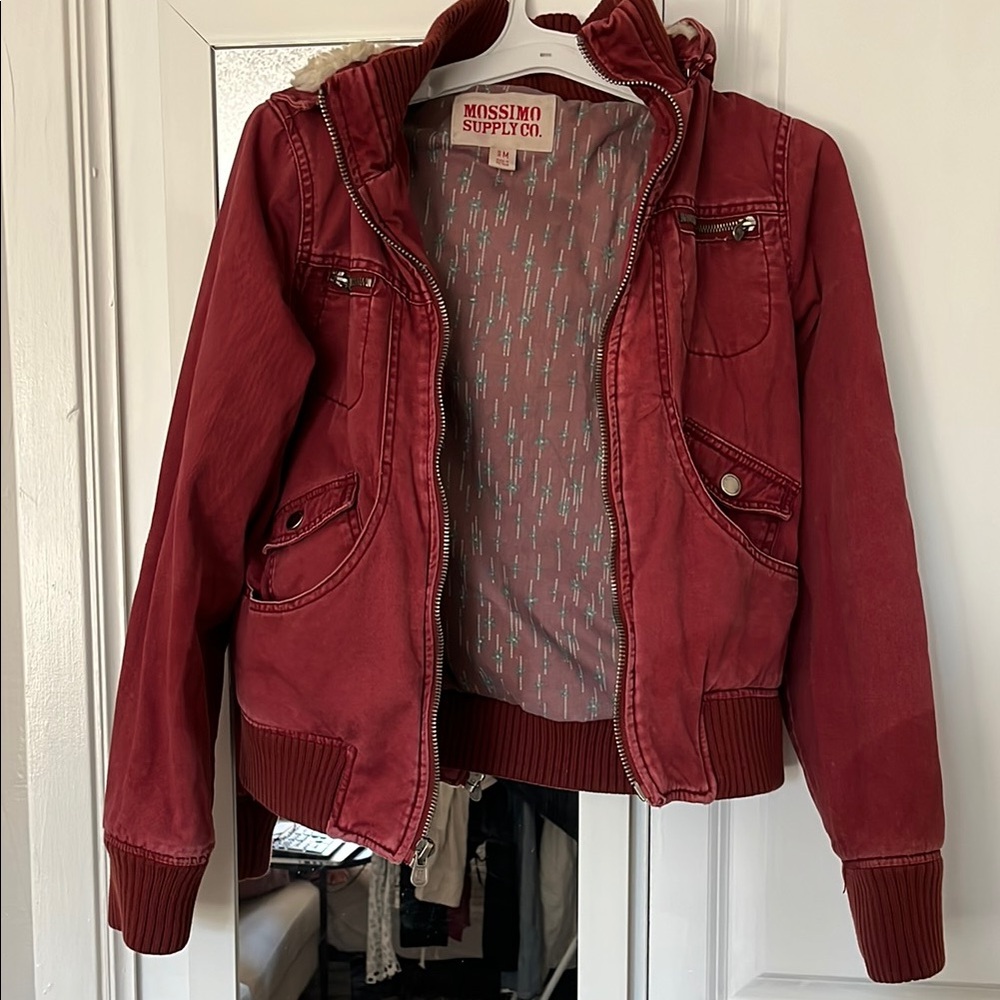Mossimo Supply Co. Red Jacket - Medium